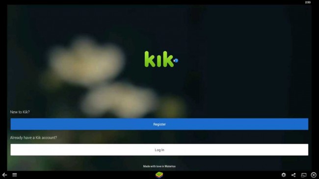 come effettuare il login al kik messenger online