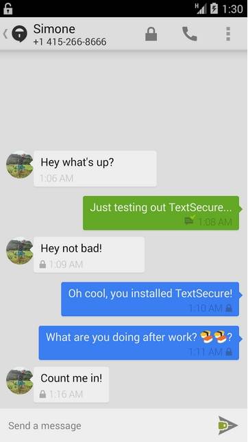 textsecure and signal
