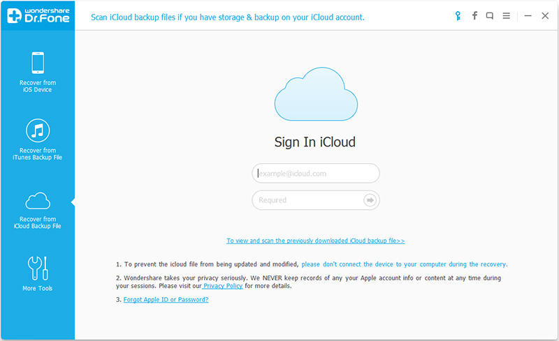 recuperare le note perse dal backup icloud