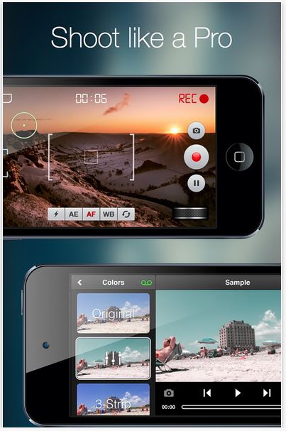 3 migliori app di registrazione video per iphone