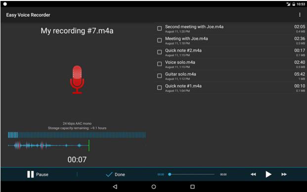 i 5 migliori registratori audio per android