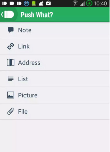 app per il trasferimento di file Android-Pushbullet