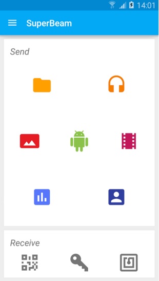 app per il trasferimento di file Android-SuperBeam