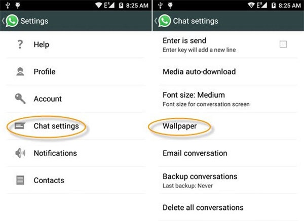 comment personnaliser whatsapp