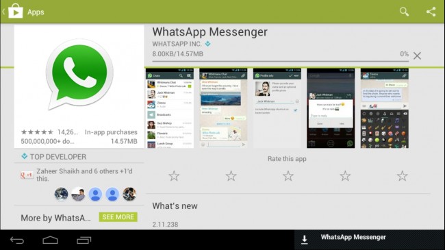 access and use WhatsApp for pc