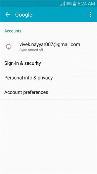 Android-Kontakt von Google wiederherstellen