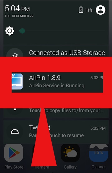 AirPlay à partir d'Android avec DLNA