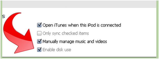Installieren von Apps ohne iTunes – Wählen Sie die Option Musik und Videos manuell verwalten