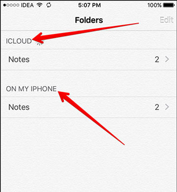 notes iphone duplicated folders rid two help tap step any