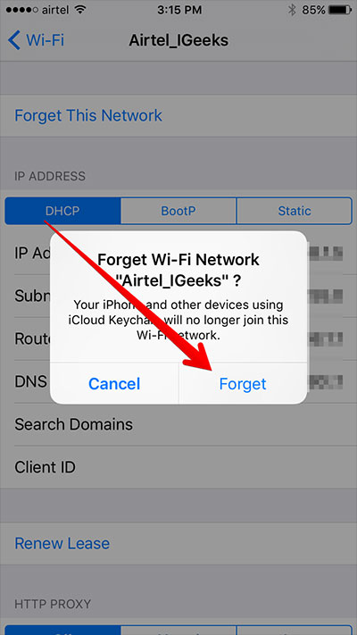 Wi-Fi issues after iOS 9.3 Update