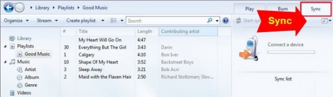 transférer la musique de l'iPod vers un autre lecteur MP3 avec iTunes - Synchroniser la musique