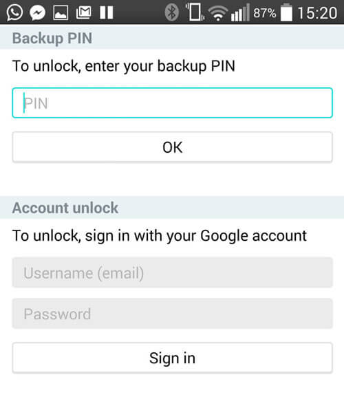 pattern password disable zip file for samsung