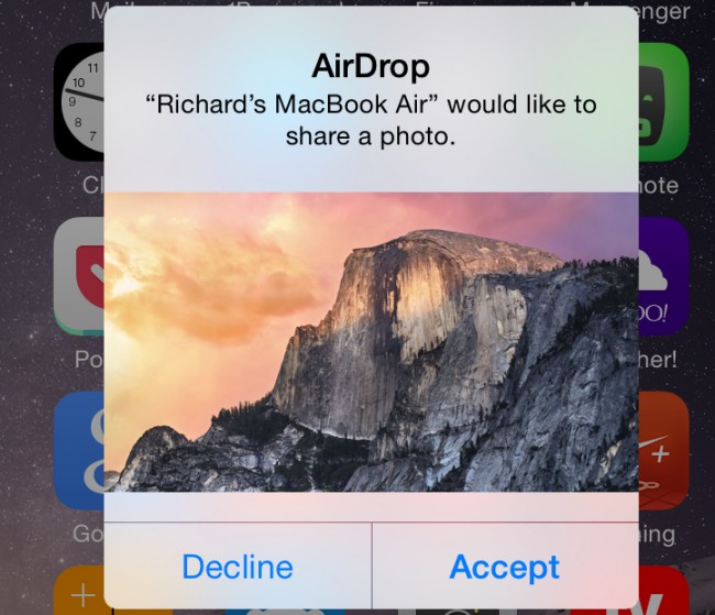 can i use airdrop from mac to iphone