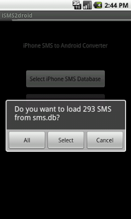 paso 3 para transferir SMS de iPhone a Android 