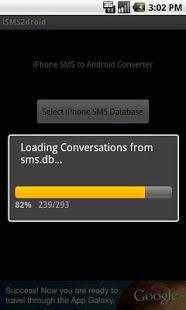 étape 4 pour transférer des SMS d'iPhone à Android 