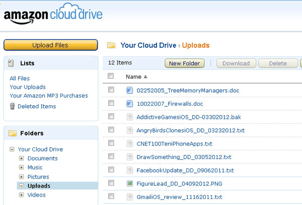iCloud Alternative - Amazon Cloud Drive