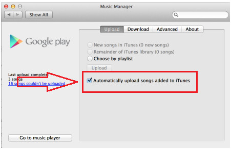 Hochladen von iPhone/iPod/iPad Music zu Google Music