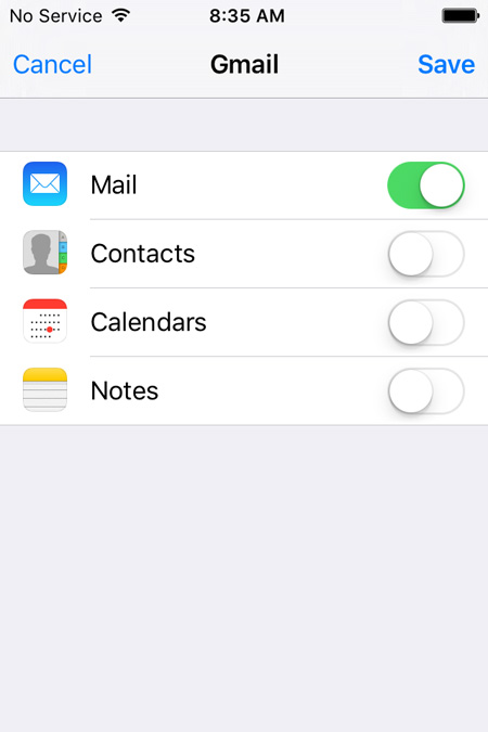 restaurar contatos do iphone do gmail