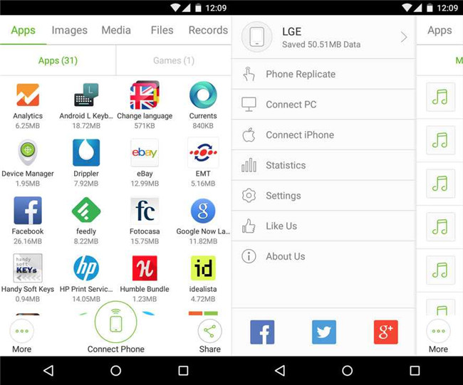 app per il trasferimento di file Android-Xender