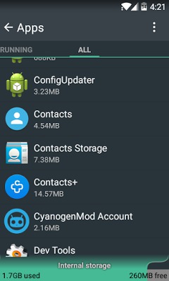 android process acore