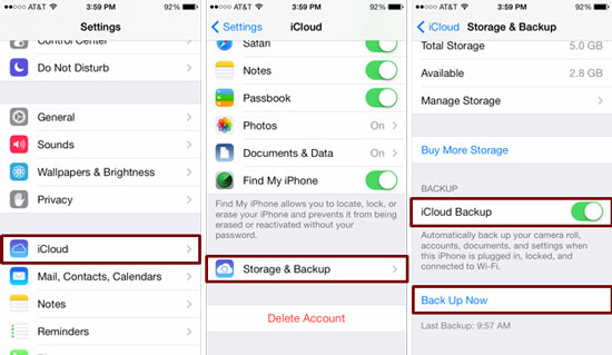 Backup di iPhone senza iTunes