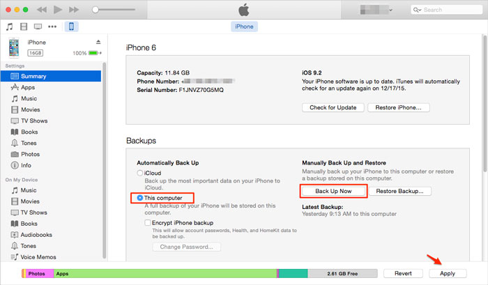 wechat backup using apple service