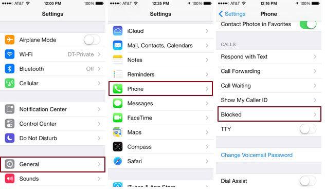 Cómo encontrar números de teléfono bloqueados en iPhone- Dr.Fone