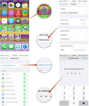 use parental controls on iPhone and iPad