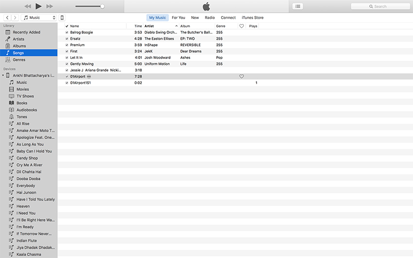 Como excluir músicas do iPod e iTunes completamente - vá para Músicas