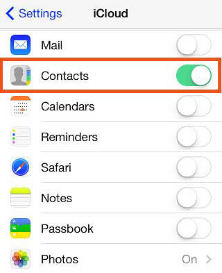 How to transfer iPhone contacts between cloud accounts?