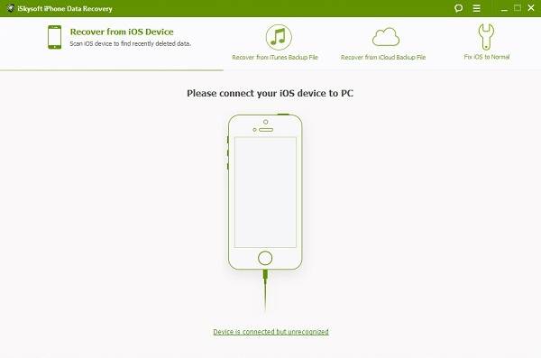 logiciel gratuit iSkysoft de récupération de données iPhone