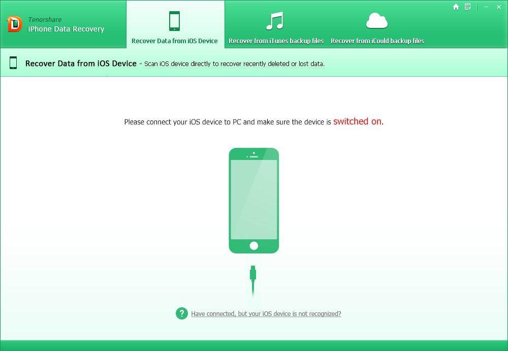  tenorshare logiciel gratuit de récupération de données iPhone