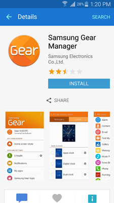 guide to samsung gear manager