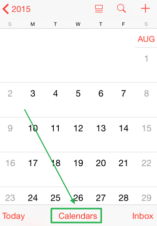 iPhone Kalender löschen