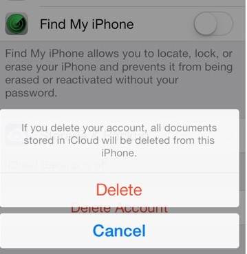 Entfernen Sie den iCloud-Account ohne Passwort