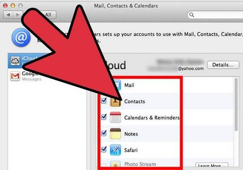 iCloud-Deaktivieren auf Mac abgeschlossen