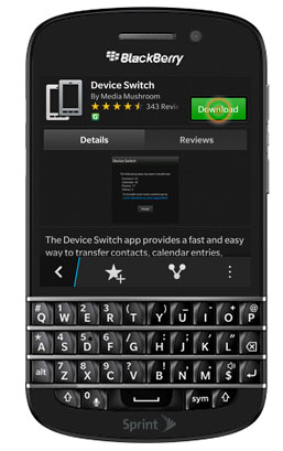 trasferire dati da Android a BlackBerry-03