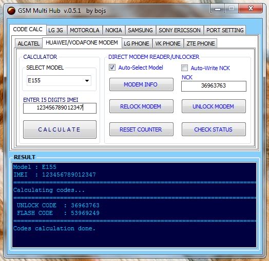 Huawei Modem Entsperrer - GSM Multi-Hub Modem Unlocker