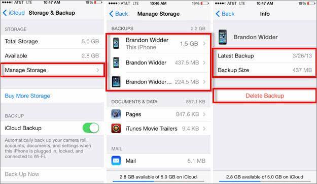 Tipps für iCloud Backup