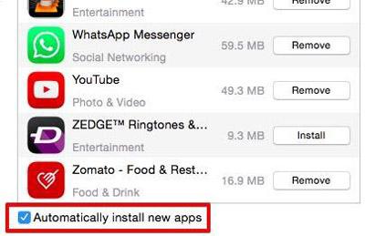 在iTunes上重新安装购买的应用程序