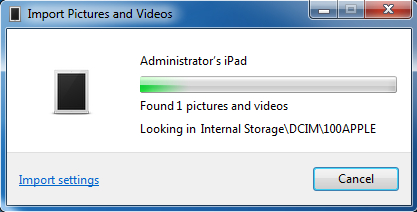 Transfira fotos do iPad para o cartão SD através do PC