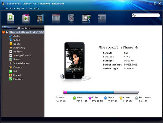 mobile trasferimento dati software-iPhonetoPC