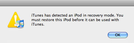 iPod hängt im Wiederherstellungs-Modus – wie kann das Problem gelöst werden? 