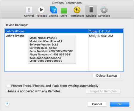 how to change itunes backup location on mac