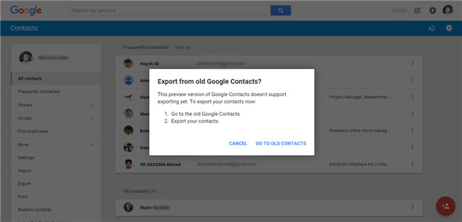 Gmail kontakte anzeigen in Handan