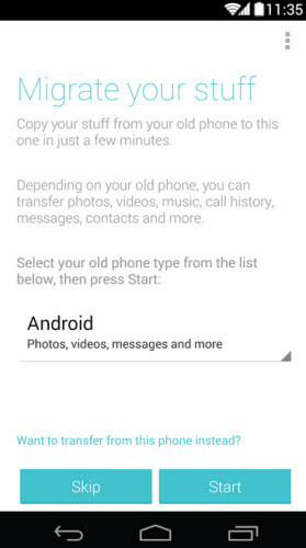 phone data transfer app-Motorola Migrate