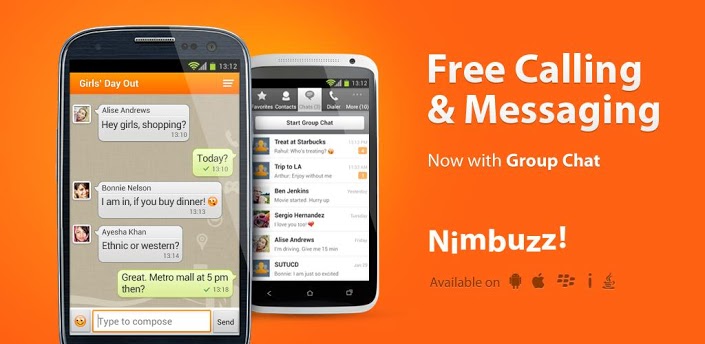 free phone calls app - Nimbuzz