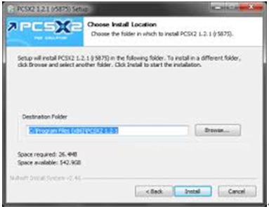 pcsx2 emulator closes