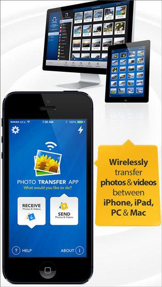 aplicación de transferencia de fotos para iPhone