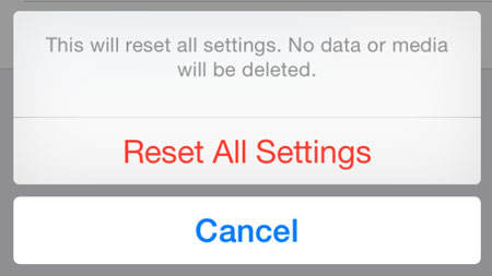 Understanding the Reset Settings on iPhone or iPad